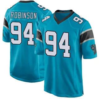 A'Shawn Robinson Carolina Panthers Men's Game Alternate Nike Jersey - Blue