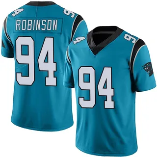A'Shawn Robinson Carolina Panthers Men's Limited Alternate Vapor Untouchable Nike Jersey - Blue