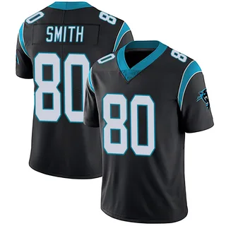 Ainias Smith Carolina Panthers Men's Limited Team Color Vapor Untouchable Nike Jersey - Black