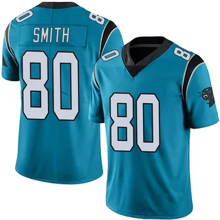 Ainias Smith Carolina Panthers Youth Limited Alternate Vapor Untouchable Nike Jersey - Blue