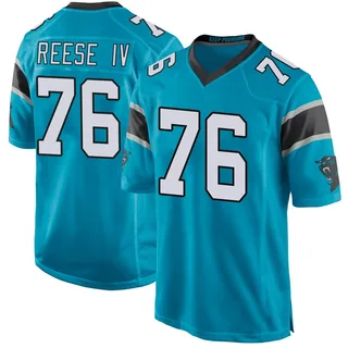 Albert Reese IV Carolina Panthers Men's Game Alternate Nike Jersey - Blue