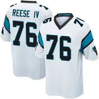 Albert Reese IV Carolina Panthers Men's Game Nike Jersey - White