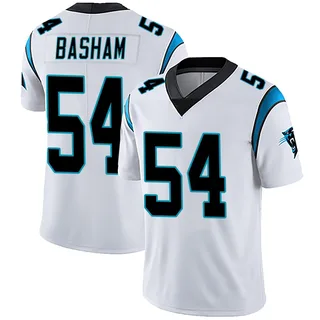 Boogie Basham Carolina Panthers Men's Limited Vapor Untouchable Nike Jersey - White