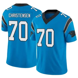 Brady Christensen Carolina Panthers Men's Limited Vapor F.U.S.E. Nike Jersey - Blue