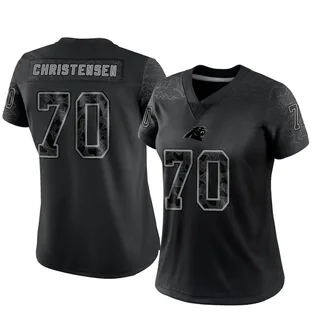 Brady Christensen Carolina Panthers Women's Limited Reflective Nike Jersey - Black