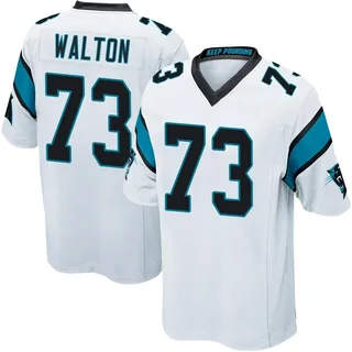 Brandon Walton Carolina Panthers Men's Game Nike Jersey - White