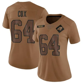 Bryan Cox Carolina Panthers Women's Limited 2023 Salute To Service Nike Jersey - Brown