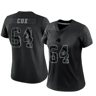Bryan Cox Carolina Panthers Women's Limited Reflective Nike Jersey - Black