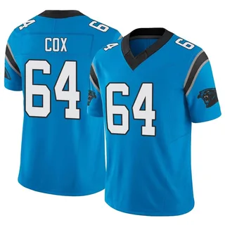 Bryan Cox Carolina Panthers Youth Limited Vapor F.U.S.E. Nike Jersey - Blue