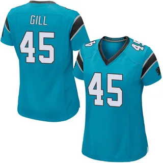 Cam Gill Carolina Panthers Women's Game Alternate Nike Jersey - Blue