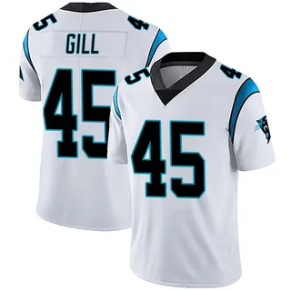 Cam Gill Carolina Panthers Youth Limited Vapor Untouchable Nike Jersey - White