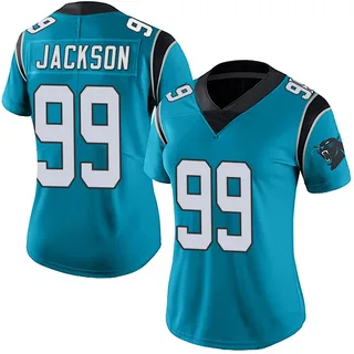 Cam Jackson Carolina Panthers Women's Limited Alternate Vapor Untouchable Nike Jersey - Blue