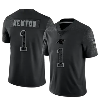 Cam Newton Carolina Panthers Youth Limited Reflective Nike Jersey - Black