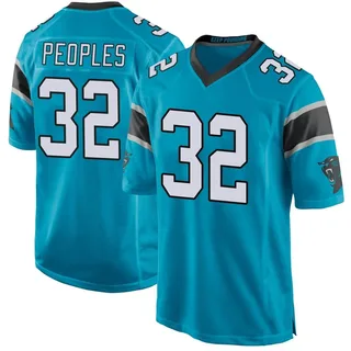 Camerun Peoples Carolina Panthers Youth Game Alternate Nike Jersey - Blue