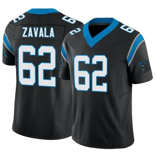 Chandler Zavala Carolina Panthers Men's Limited Vapor F.U.S.E. Nike Jersey - Black