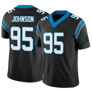 Charles Johnson Carolina Panthers Youth Limited Vapor F.U.S.E. Nike Jersey - Black