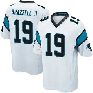 Chris Brazzell II Carolina Panthers Men's Game Nike Jersey - White
