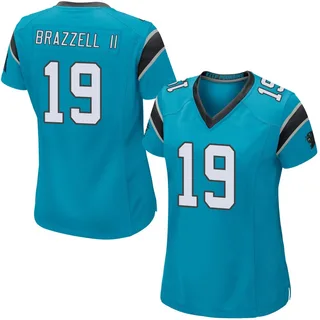 Chris Brazzell II Carolina Panthers Women's Game Alternate Nike Jersey - Blue
