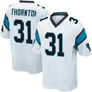 Corey Thornton Carolina Panthers Men's Game Nike Jersey - White