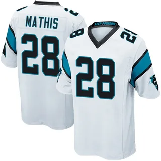 Damarri Mathis Carolina Panthers Youth Game Nike Jersey - White