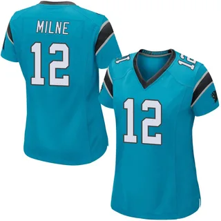 Dax Milne Carolina Panthers Women's Game Alternate Nike Jersey - Blue