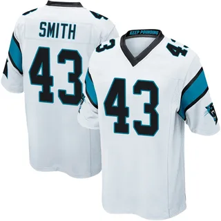 DeVonta Smith Carolina Panthers Men's Game Nike Jersey - White