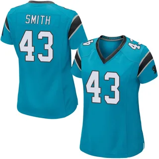DeVonta Smith Carolina Panthers Women's Game Alternate Nike Jersey - Blue