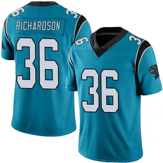 Demani Richardson Carolina Panthers Youth Limited Alternate Vapor Untouchable Nike Jersey - Blue