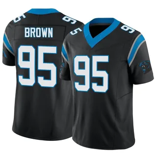 Derrick Brown Carolina Panthers Youth Limited Vapor F.U.S.E. Nike Jersey - Black