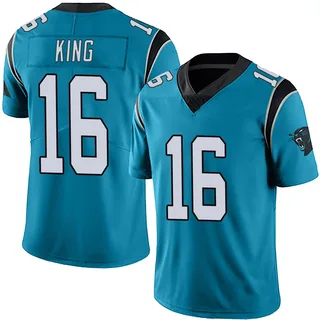 Haynes King Carolina Panthers Men's Limited Alternate Vapor Untouchable Nike Jersey - Blue