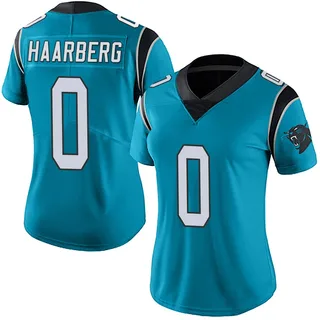 Heinrich Haarberg Carolina Panthers Women's Limited Alternate Vapor Untouchable Nike Jersey - Blue
