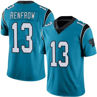 Hunter Renfrow Carolina Panthers Men's Limited Alternate Vapor Untouchable Nike Jersey - Blue
