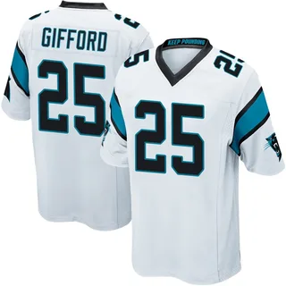 Isaac Gifford Carolina Panthers Youth Game Nike Jersey - White