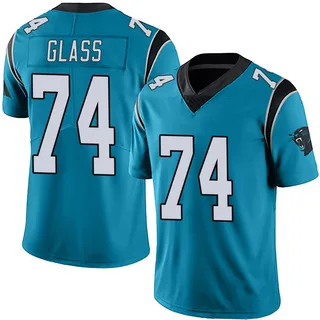 Isaia Glass Carolina Panthers Youth Limited Alternate Vapor Untouchable Nike Jersey - Blue