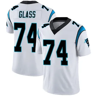 Isaia Glass Carolina Panthers Youth Limited Vapor Untouchable Nike Jersey - White