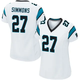 Isaiah Simmons Carolina Panthers Women's Game Nike Jersey - White