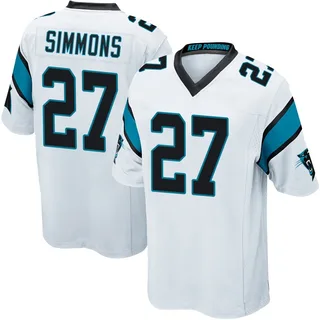 Isaiah Simmons Carolina Panthers Youth Game Nike Jersey - White
