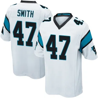 Isaiah Smith Carolina Panthers Youth Game Nike Jersey - White