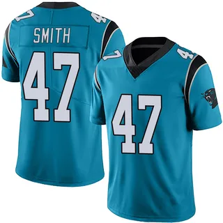Isaiah Smith Carolina Panthers Youth Limited Alternate Vapor Untouchable Nike Jersey - Blue