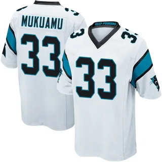 Israel Mukuamu Carolina Panthers Men's Game Nike Jersey - White