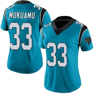 Israel Mukuamu Carolina Panthers Women's Limited Alternate Vapor Untouchable Nike Jersey - Blue