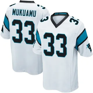 Israel Mukuamu Carolina Panthers Youth Game Nike Jersey - White