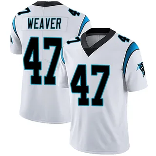 J.J. Weaver Carolina Panthers Youth Limited Vapor Untouchable Nike Jersey - White