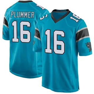 Jack Plummer Carolina Panthers Men's Game Alternate Nike Jersey - Blue