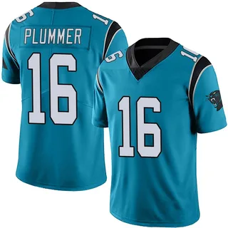 Jack Plummer Carolina Panthers Men's Limited Alternate Vapor Untouchable Nike Jersey - Blue