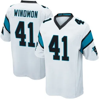 Jacoby Windmon Carolina Panthers Men's Game Nike Jersey - White
