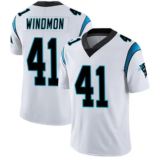 Jacoby Windmon Carolina Panthers Men's Limited Vapor Untouchable Nike Jersey - White