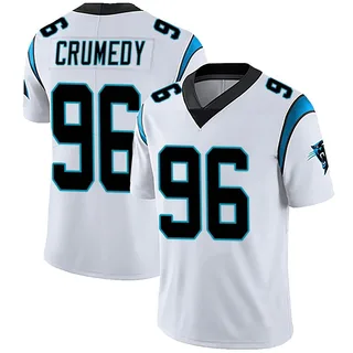 Jaden Crumedy Carolina Panthers Men's Limited Vapor Untouchable Nike Jersey - White