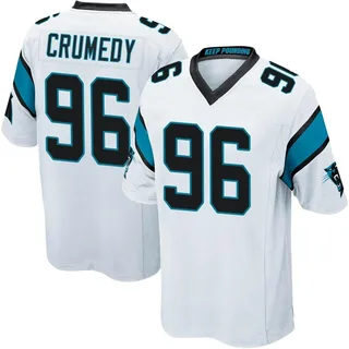 Jaden Crumedy Carolina Panthers Youth Game Nike Jersey - White