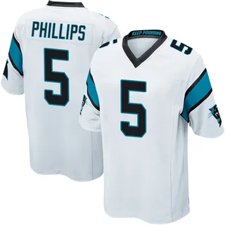 Jaelan Phillips Carolina Panthers Men's Game Nike Jersey - White